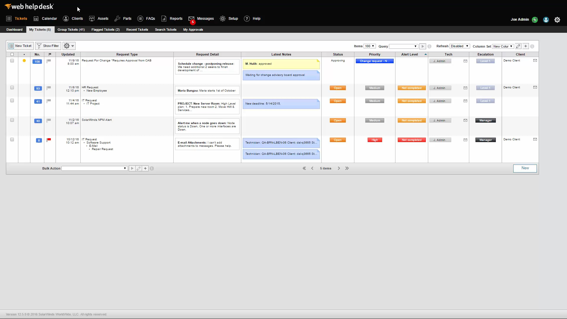 screenshot of SolarWinds Patch Manager